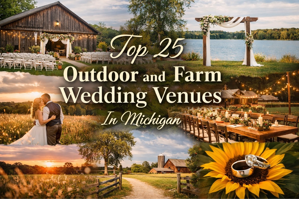 Top Outdoor and Farm Wedding Vnues in Michigan