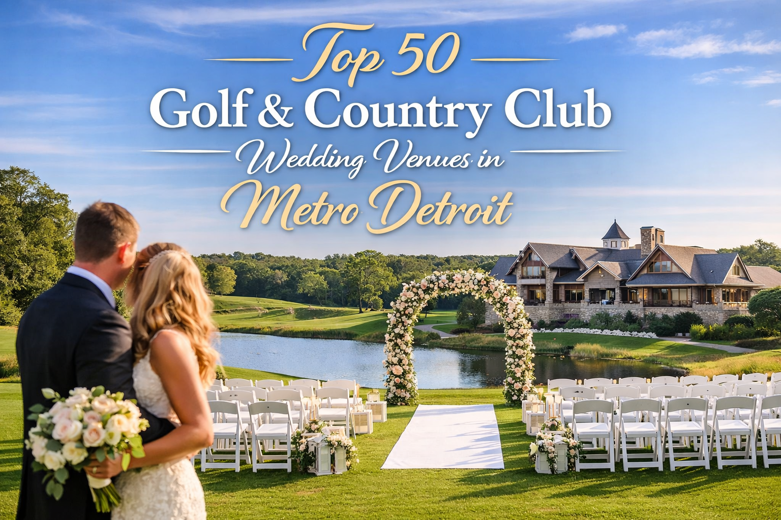 Top Golf and Country Club Wedding Venues In Metro Detroit Michigan