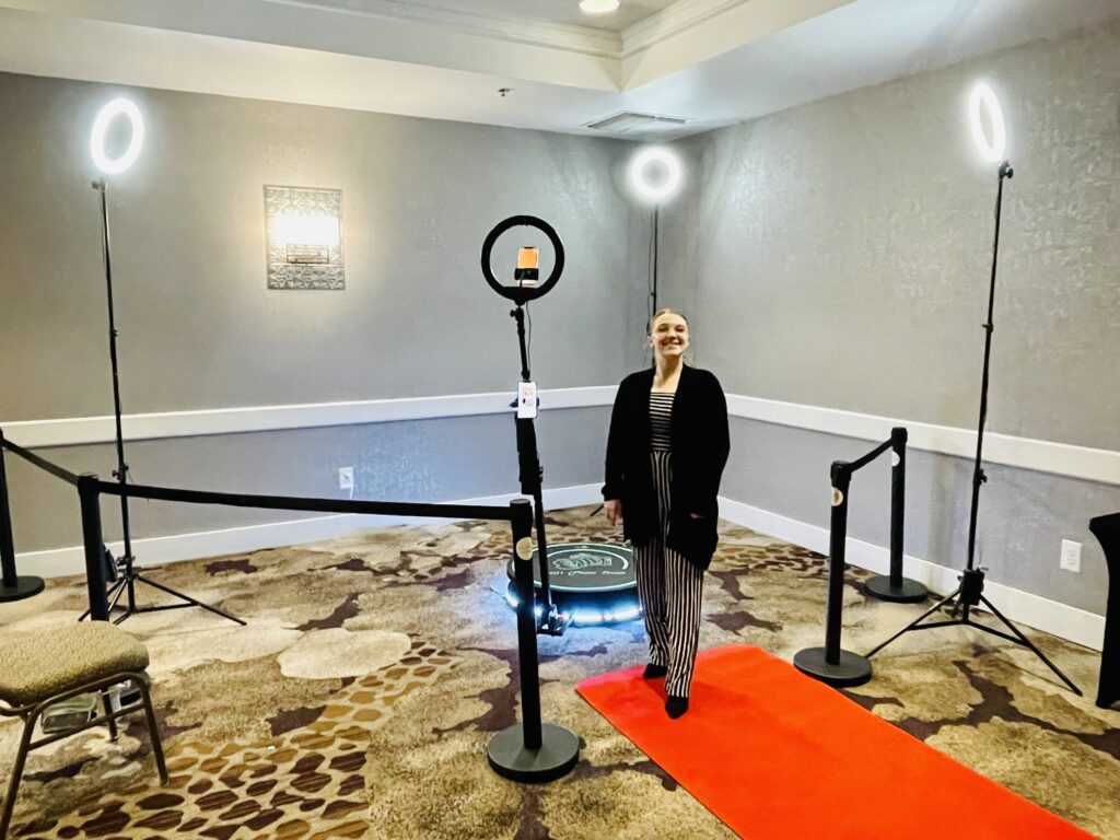 360 photo booth for wedding