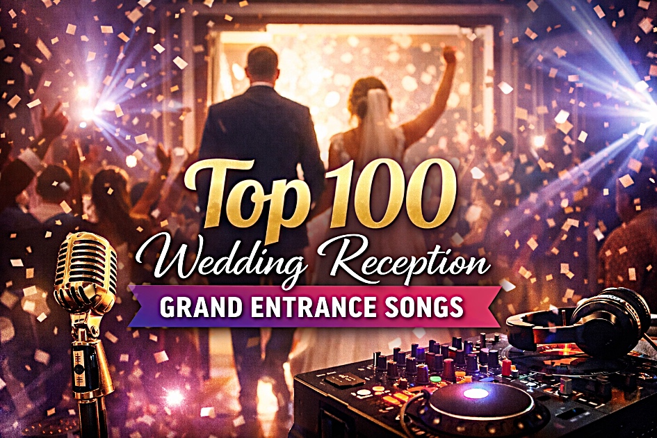 Top 100 Wedding Reception Grand Entrance Songs (2026)