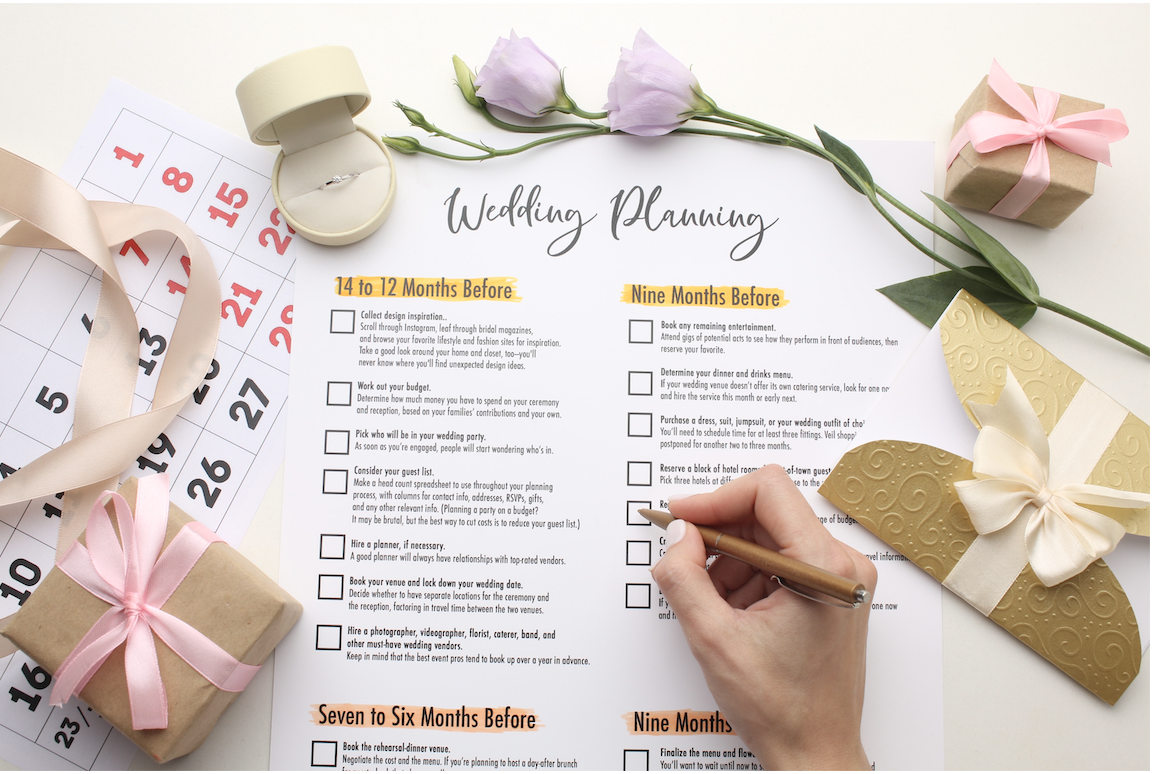 Wedding planning tips and checklist
