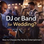 DJ or band for wedding
