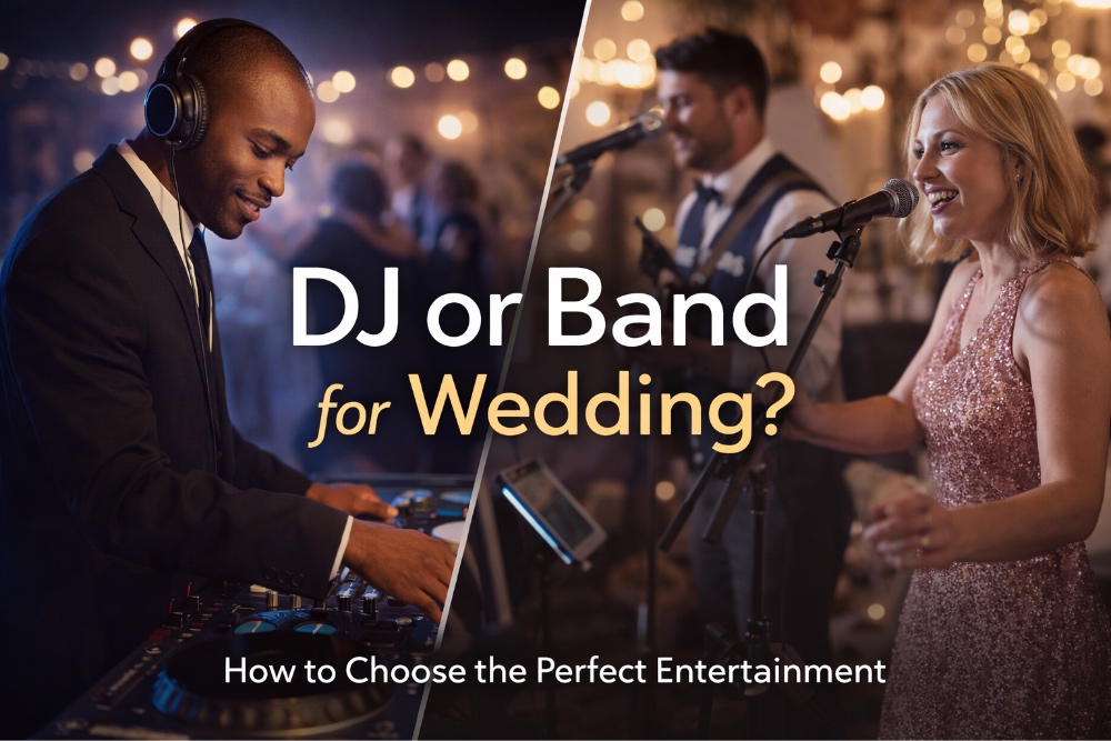 DJ or band for wedding