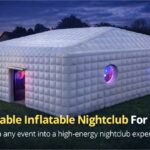 Inflatable nightclub for weddings