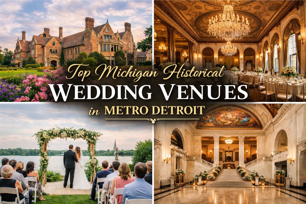 Top Historic Michigan Wedding Venues in Metro Detroit