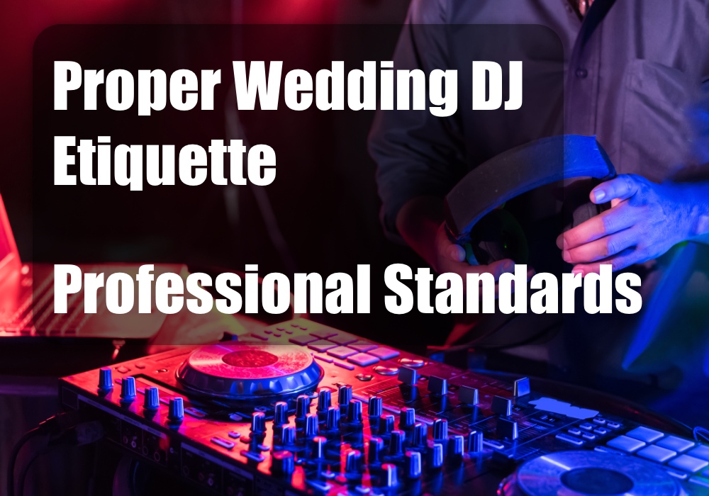 Proper Wedding DJ Etiquette