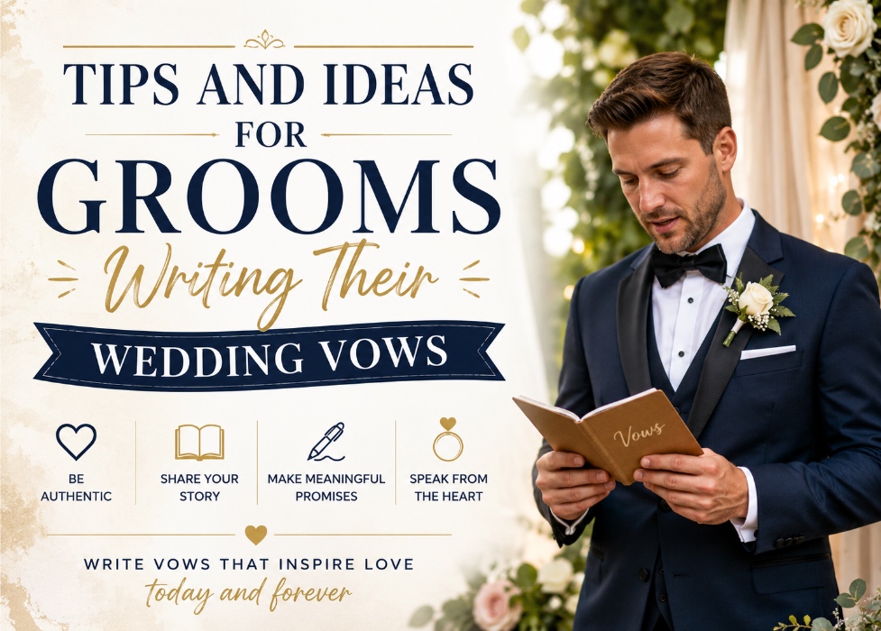 Tips and Ideas For Grooms Writing Their Wedding Vows