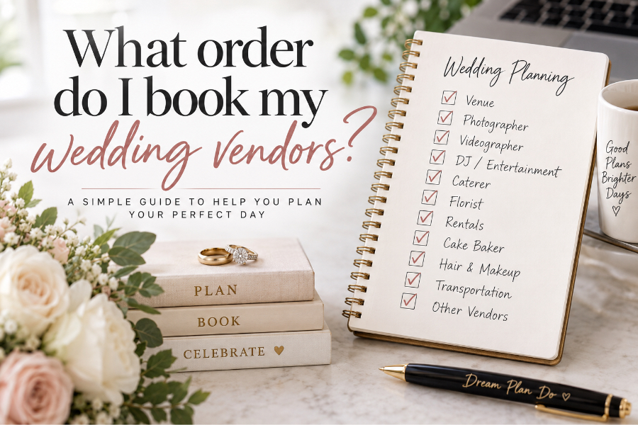 What order do I book my wedding vendors?