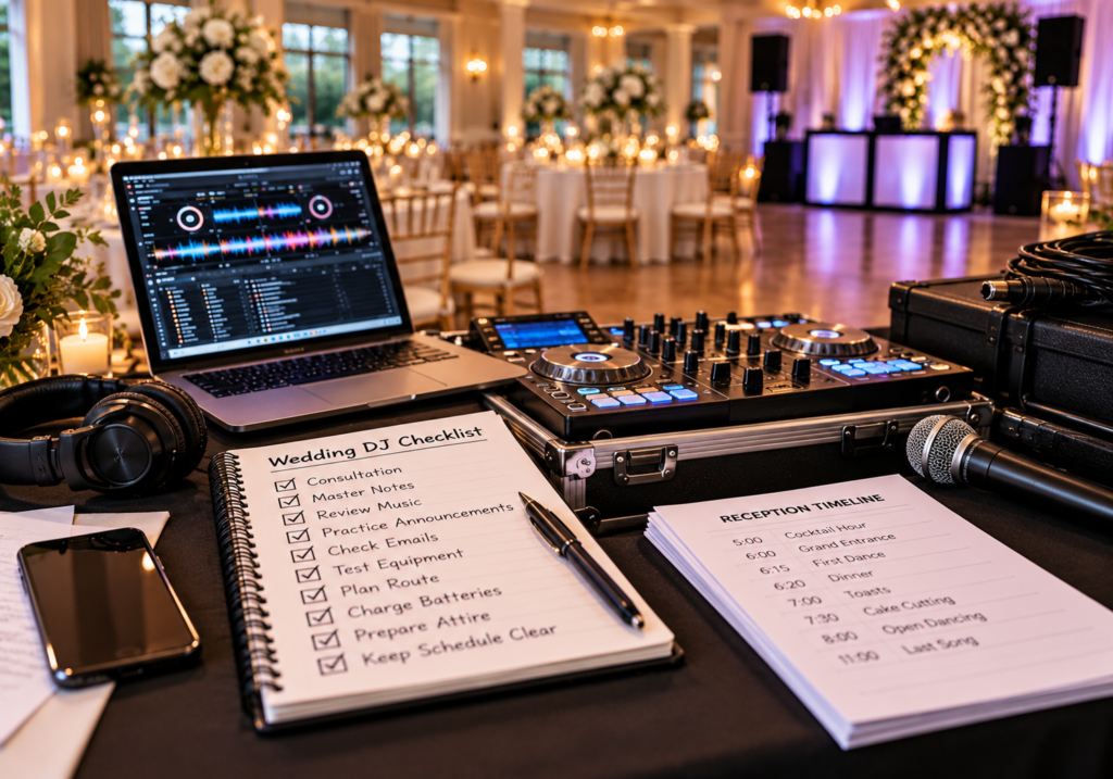 Top 10 Steps For DJs Preparing for a Wedding